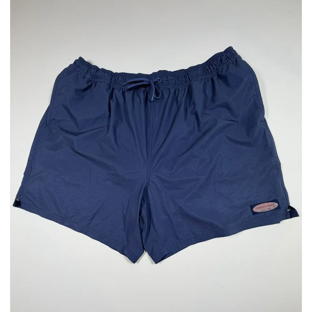 Vineyard Vines Board Shorts Mens 3XB Blue Big Island Swim Trunks Logo
